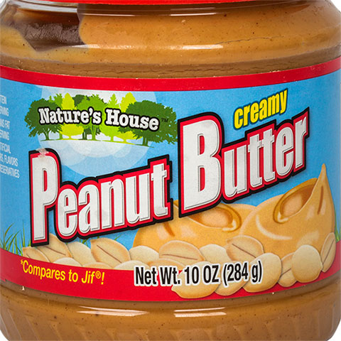 Greenbrier Farms Creamy Peanut Butter, 10-oz. Jars