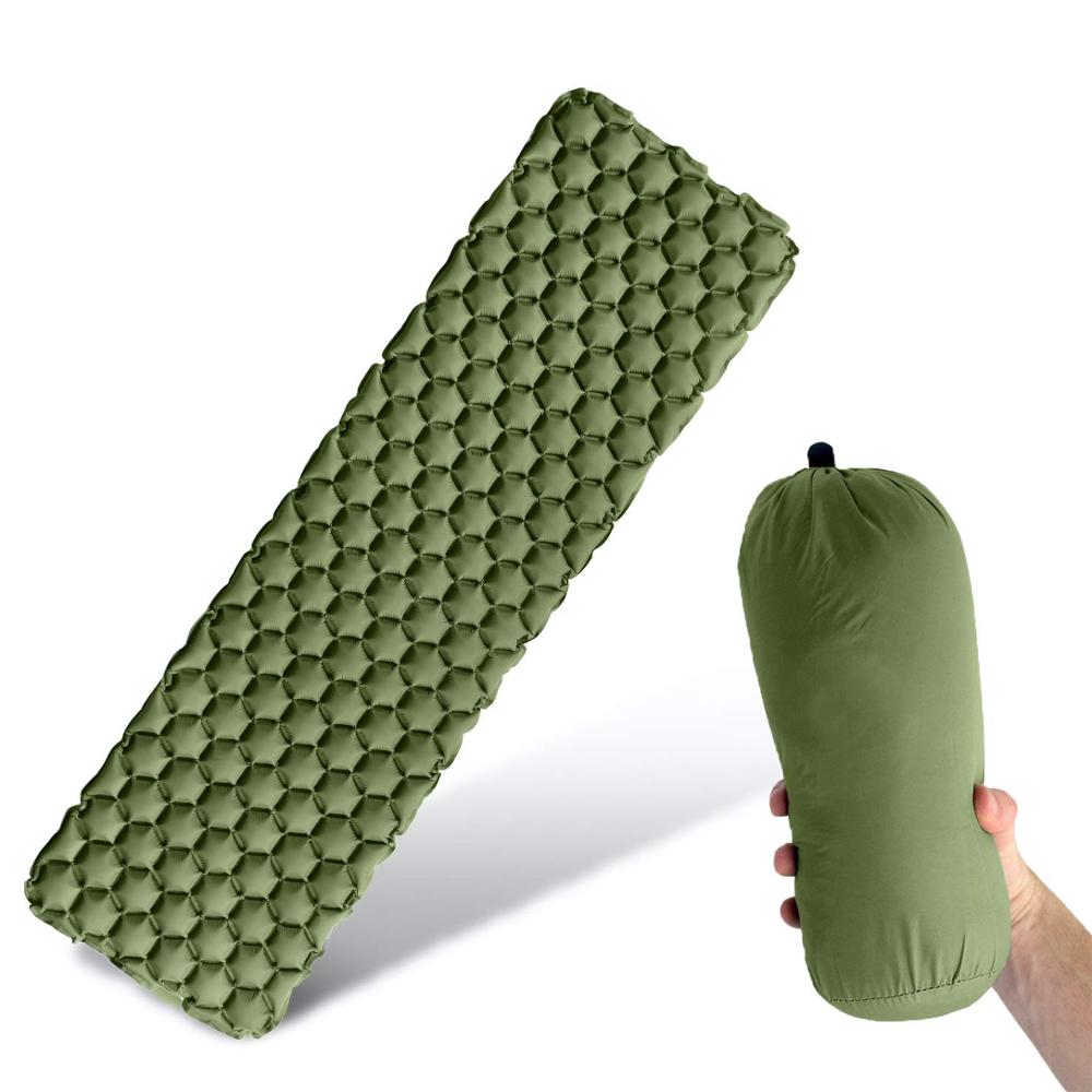 Air Mattress Sleeping Mat Outdoor Camping Pad Waterproof Inflatable Mattress Cushion for Backpacking Hiking Travel Beach