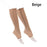 1 Pair Unisex Compression Socks Zipper Leg Support Knee Socks Women Men Open Toe Thin Anti-Fatigue Stretchy Socks