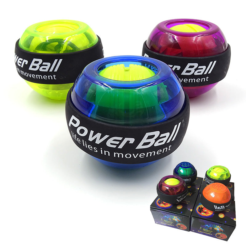 LED Wrist Ball Trainer Gyroscope Strengthener Gyro Power Ball