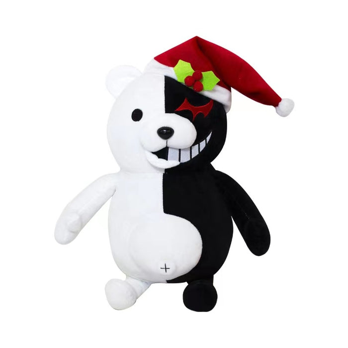 Dangan Ronpa Super Danganronpa 2 Monokuma Black &amp; White Bear Plush Toy Soft Stuffed Animal Dolls Birthday Gift for Children Kids