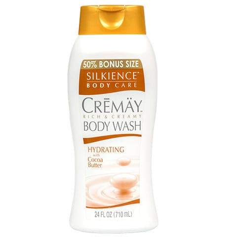 Silkience Cremay Hydrating Body Wash with Cocoa Butter, 24 oz.