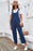 Button Strap Cropped Overalls