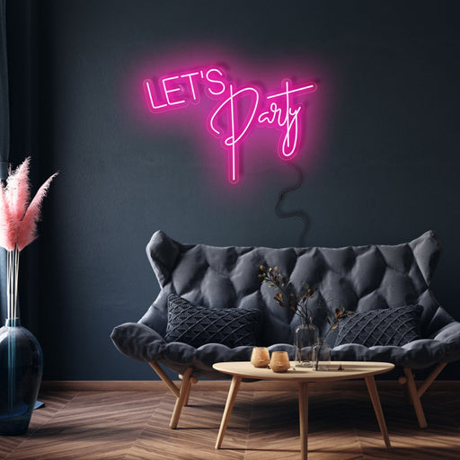 'Let's Party' Neon Sign
