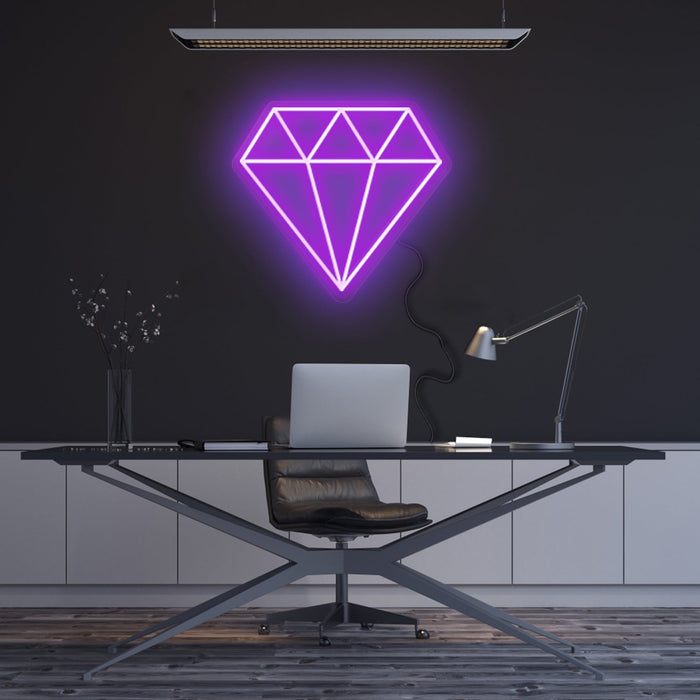 'Diamond' Neon Sign