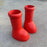 Boys Girls Big Red Boots for Toddler Kids Fashion Astro Boot Children Knee High Show Shoes