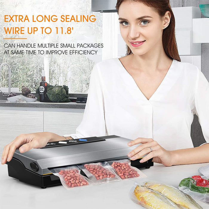 KOIOS Vacuum 80Kpa Automatic Food Sealer with Cutter