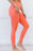 Zenana On Your Mark Full Size High Waisted Active Leggings in Deep Coral