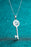 Moissanite Key Pendant Necklace