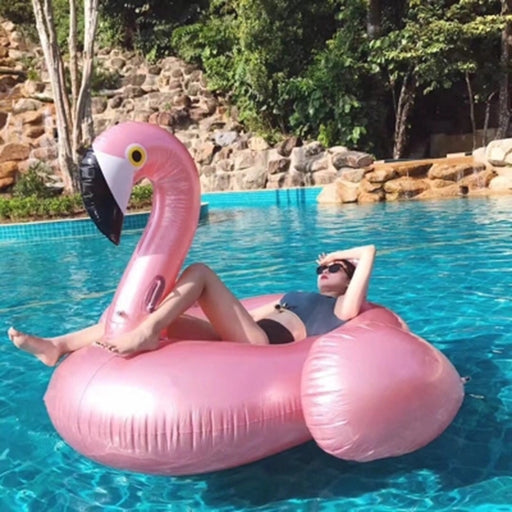 Giant Inflatable Flamingo 60 Inches Unicorn Pool Floats Tube Raft Swimming Ring Circle Water Bed Boia Piscina Adults Party Toys