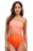 Two-Tone Cutout One-Shoulder One-Piece Swimsuit