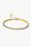 Inlaid Zircon 18K Gold Plated Bracelet