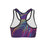 Colorful Waves Sports Bra