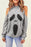 Halloween Graphic Cold-Shoulder Distressed Sweatshirt