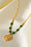 Evil Eye Inlaid Cubic Zirconia Pendant Necklace