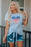 Women Heart Graphic Tied T-Shirt