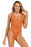 Belted Ribbed One-Piece Swimsuit