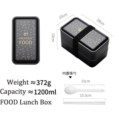 Portable Rectangular Lunch Box