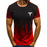 Tesla Round Neck Gradient Fashion Short-Sleeved T-shirt