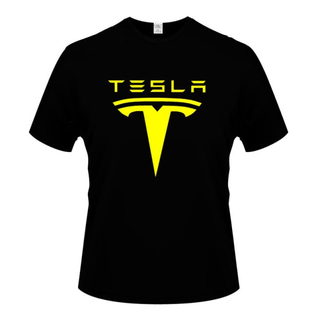 New Tesla Men T Shirts
