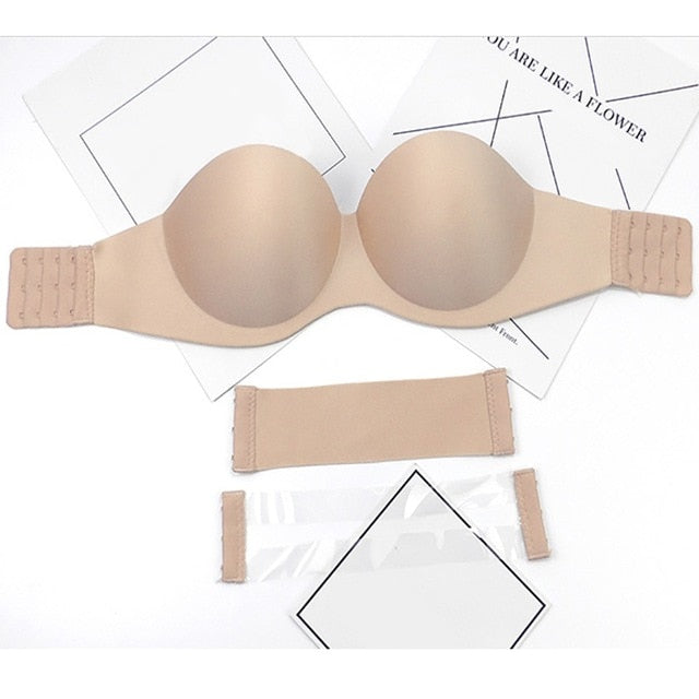 Invisible Bralette Women Push Up Strapless Bra