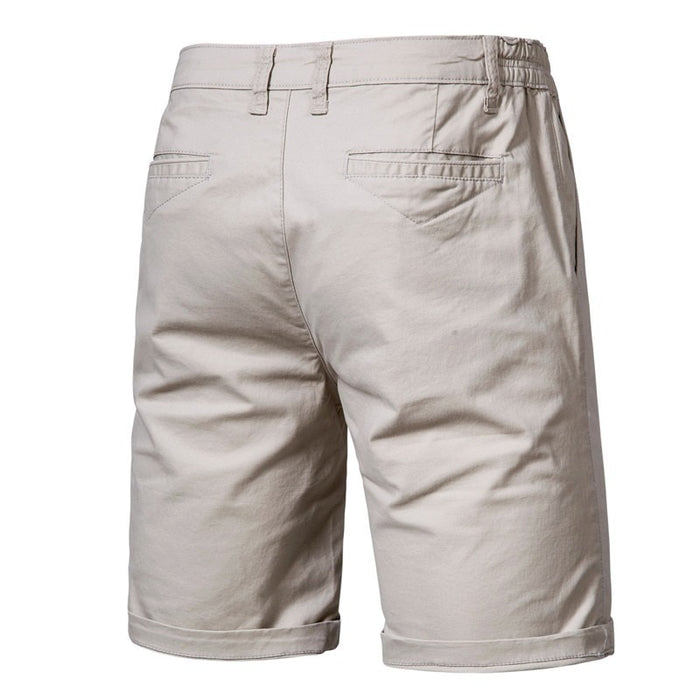 New Summer 100% Cotton Solid Shorts