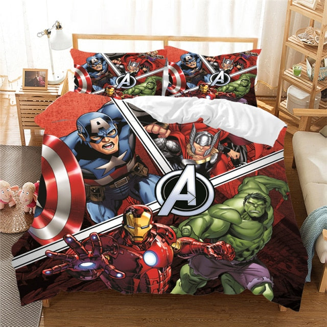 The Avengers Captain America Super Hero Duvet Cover Set