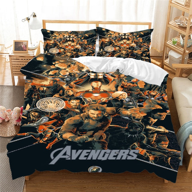 The Avengers Captain America Super Hero Duvet Cover Set
