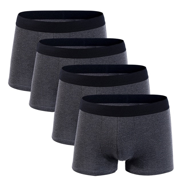 Men Brand Underwear Comfortable Boxer Set 4PCS