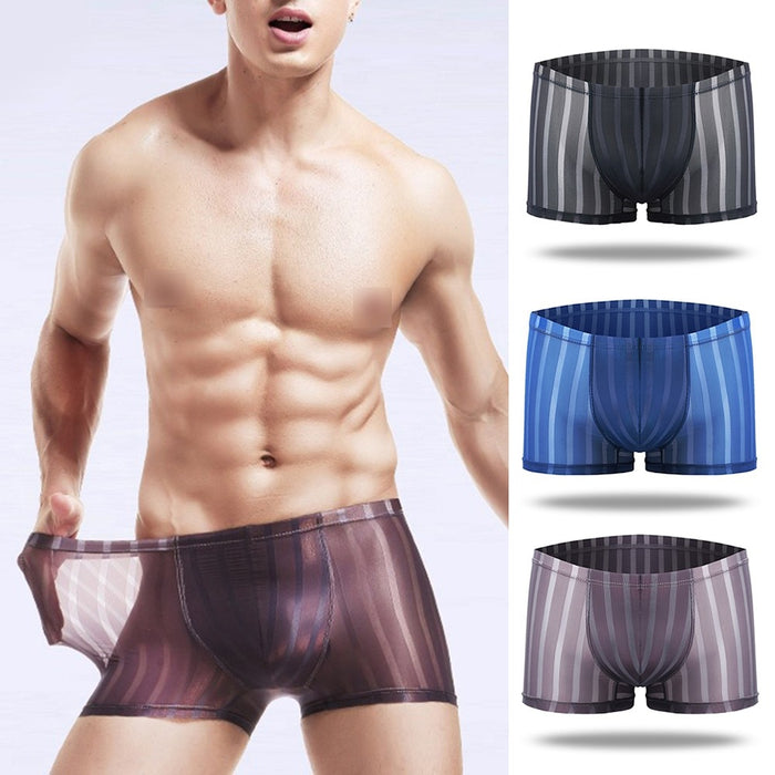 Transparent Striped Underwear