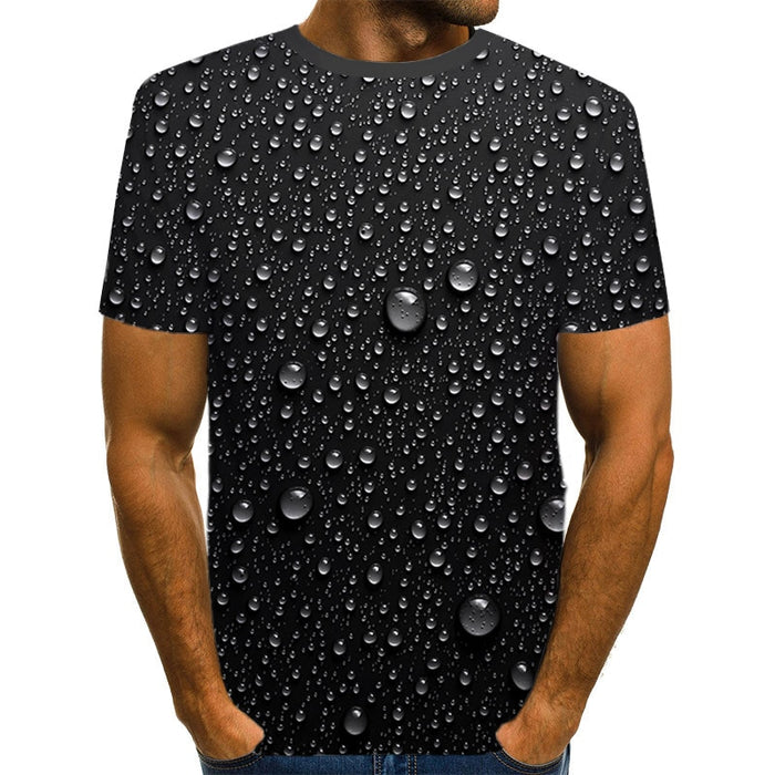 Water Drop Men Short Sleeve Unisex T-shirt