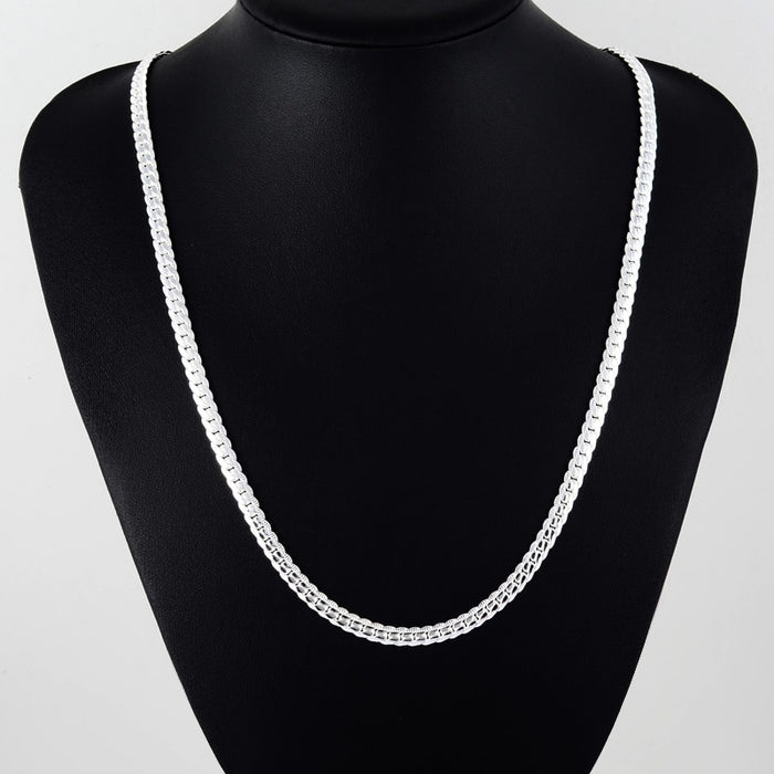 925 Silver Jewelry Necklace Bracelet Sets