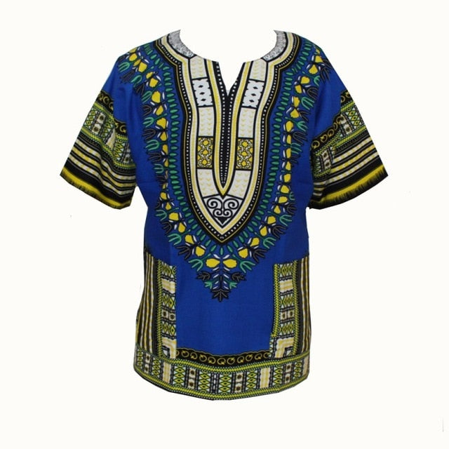 African Fashion Dashiki Design Floral Dress African Traditional Print