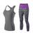 GoBliss 2pcs Sets Women Gym Tank Top & Capri Pants