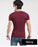 Men's Casual Short Sleeve V-Neck Slim Fit Muscle Shirts Tee