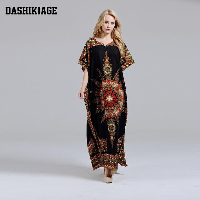 AfroFashion Women's African Dashiki elegant Ladies Dress — GoBliss AfroFashion Women's African Dashiki elegant Ladies Dress — GoBliss