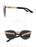 Fashion Women Gothic Eyewear Frame Metal Temple Oculos UV400