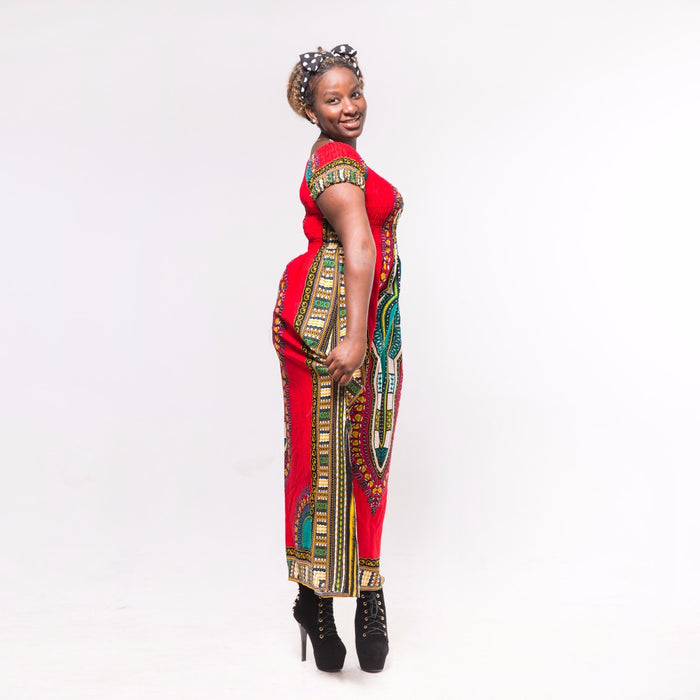 AfroFashion Stunning Elegant African Ladies Long Dress