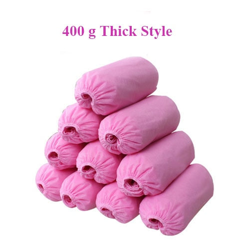 100 Pieces Disposable Indoor Shoes Covers For Ladies and Mens