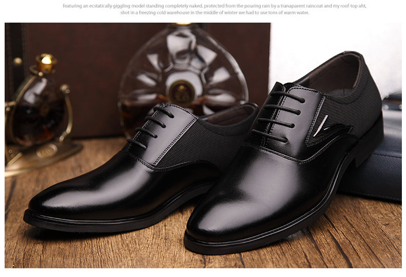 Luxury Brand Men England Trend Leather Shoes