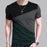Round Collar Men Short Sleeve Contrast Color Fitness Slim Fit Casual T-shirts
