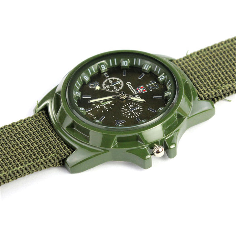New Business Quartz  Men Brand Military Army Wristwatch