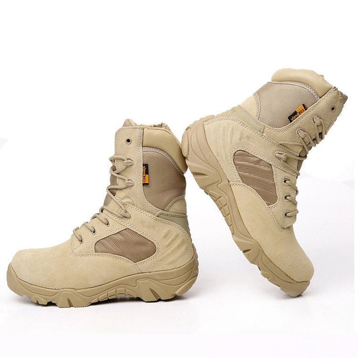 Men Military Boots Quality Special Force Tactical Desert Combat Ankle Boats Army Boots