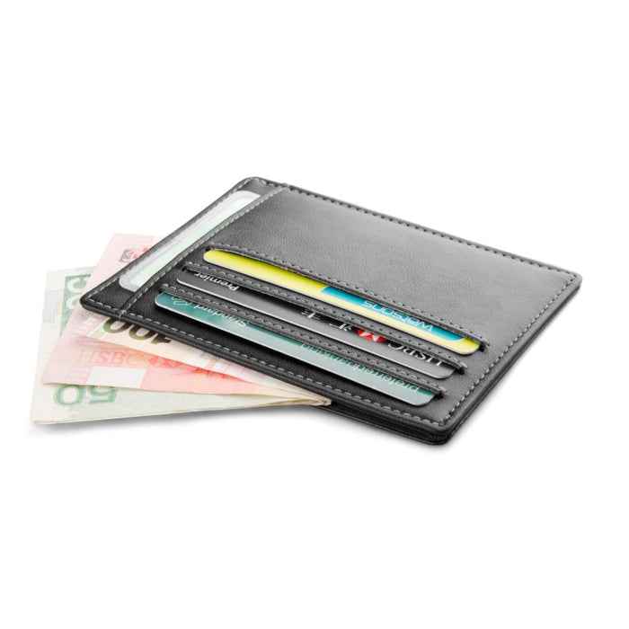 Genuine Leather Wallet Super Slim Card Holder Card Case Money Organizer