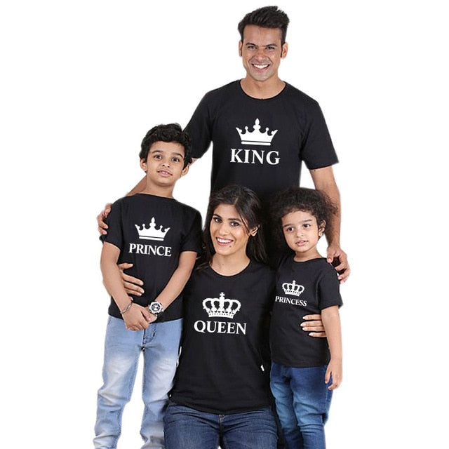king queen family matching outfits