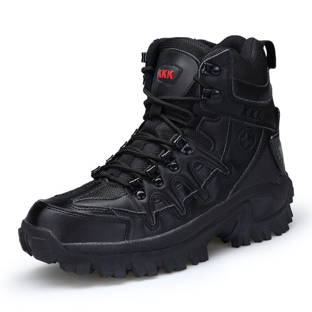 Winter/Autumn Men Military Leather Special Force Tactical Desert Combat Outdoor Shoes Snow Boots