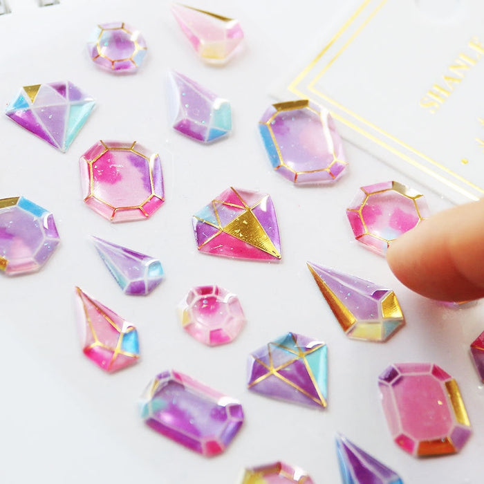 Crystal Diamond 3DStickers Decorative Stationery Craft Stickers