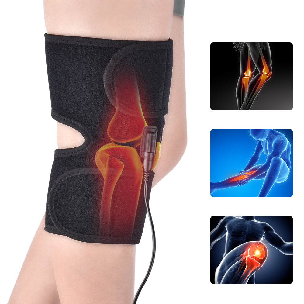 Infrared Heated Knee Brace Wrap Support Massager