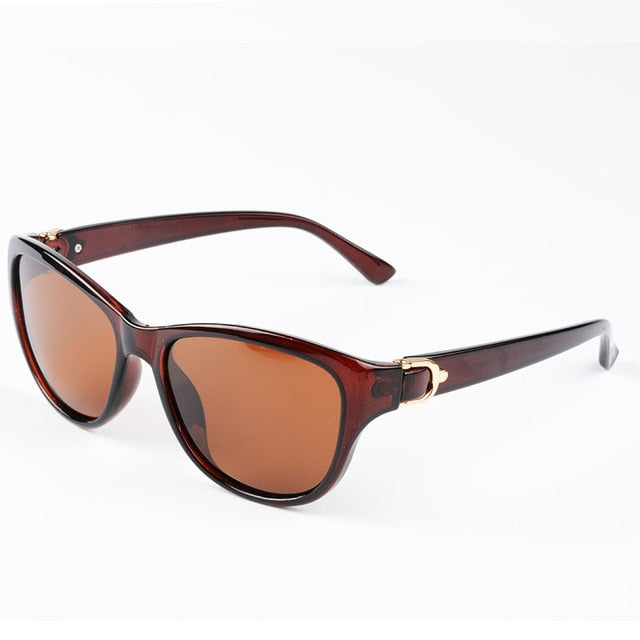 Luxury Brand Design Cat Eye Polarized Sunglasses