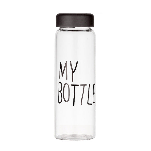 My Bottle 500ml Transparent Water Bottle For Drinking